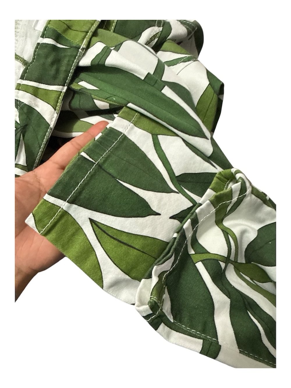 MARC CAIN TEOPICAL LEAF PANTS - Picture 9 of 9